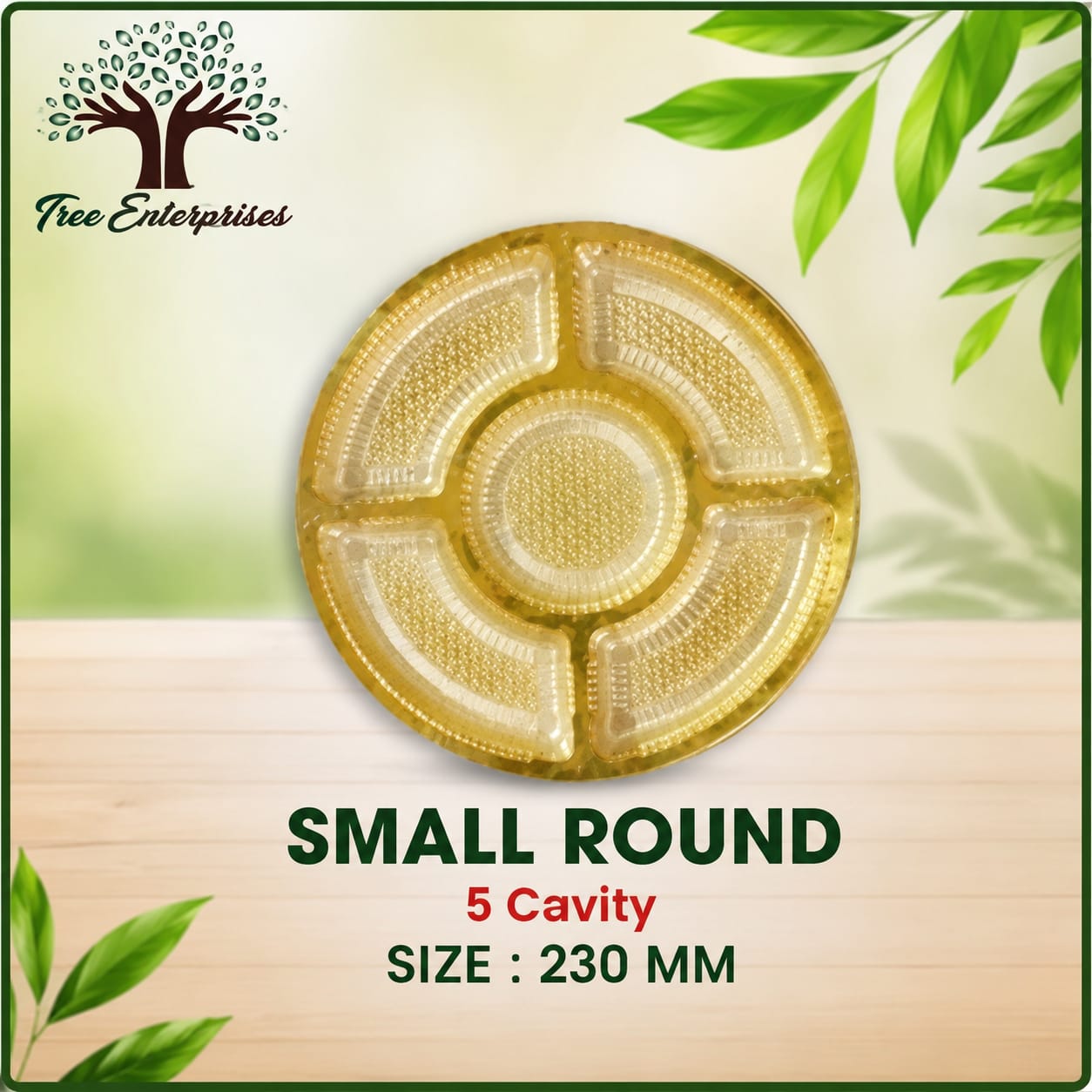 5 CAVITY SMALL ROUND  SIZE 230MM